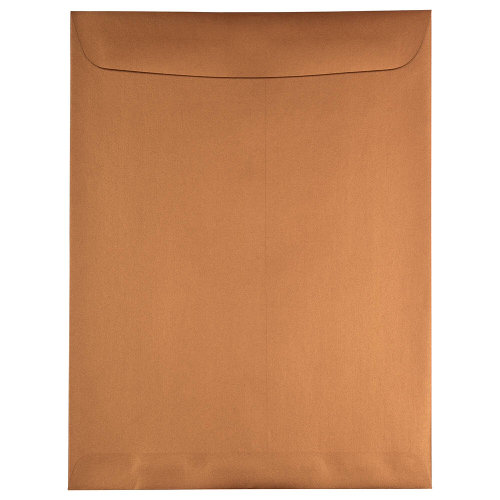 JAM Paper 10x13 Copper Stardream Open End Catalog Metallic Envelopes 100ct.